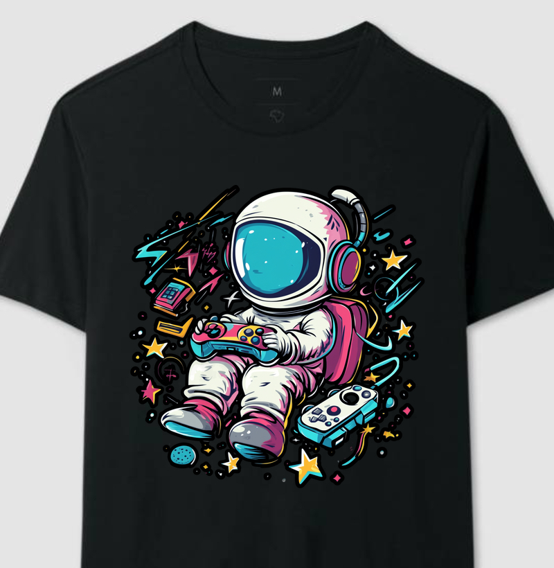 Camisa astronauta gamer 1