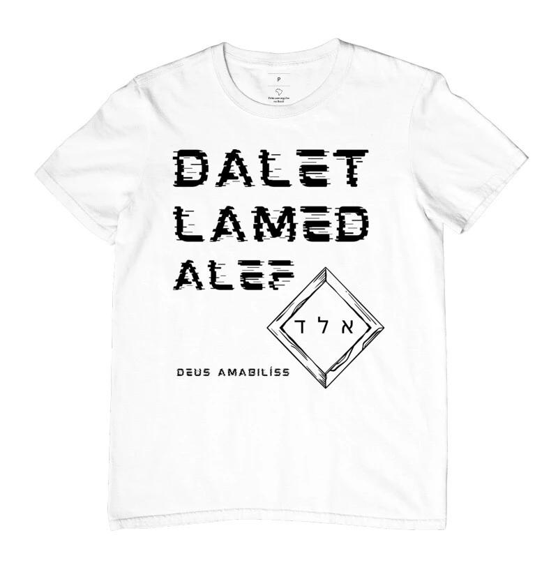 Coleção letras hebraicas DALET LAMED ALEF 