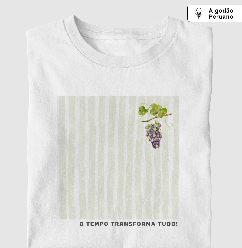 Camiseta O Tempo tranforma tudo