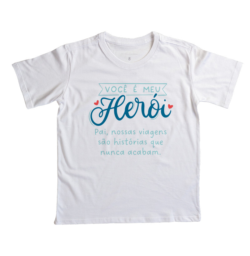 Camiseta Coleção Pai - Pai, nossas viagens são...