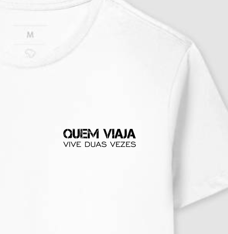T-shirt Quem viaja