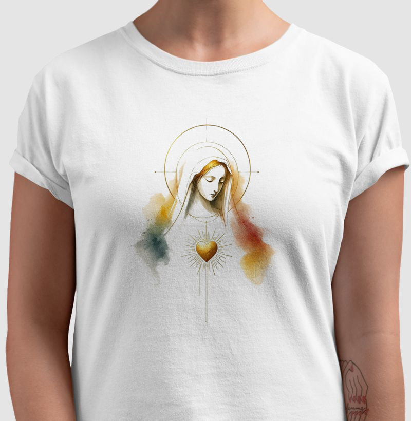Camiseta Coração de Maria