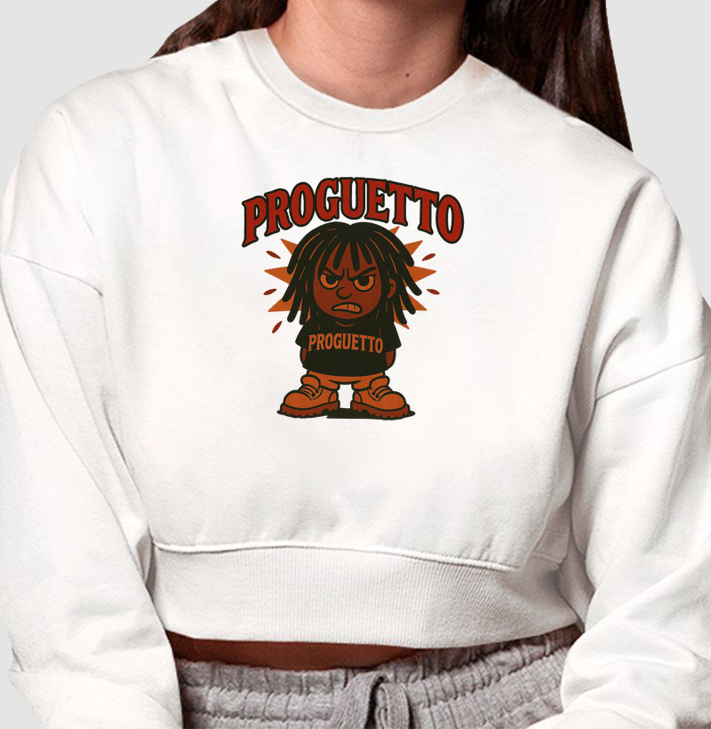 Cropped moletom Tattoo of Boy