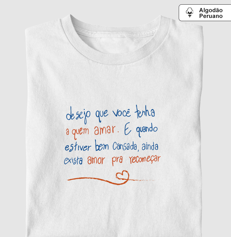 Camiseta Frejat - Amor para Recomeçar