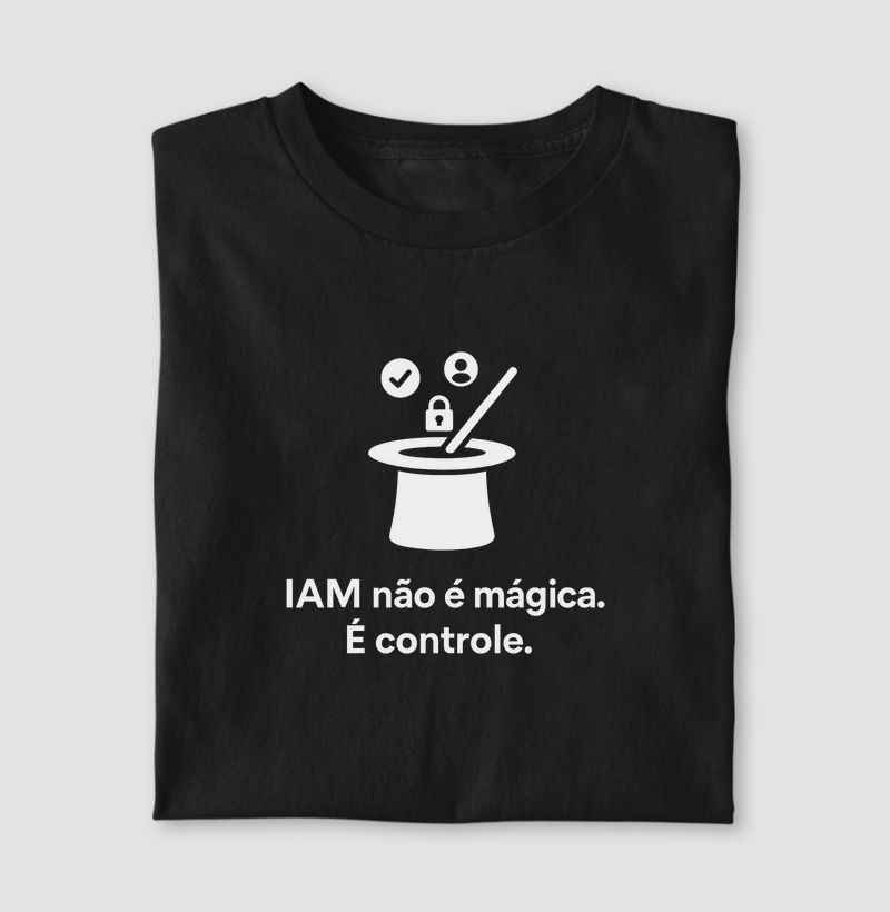 Camiseta IAM não é mágica (CYB)