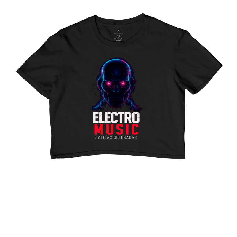 Camiseta Electro Music Batidas Quebradas