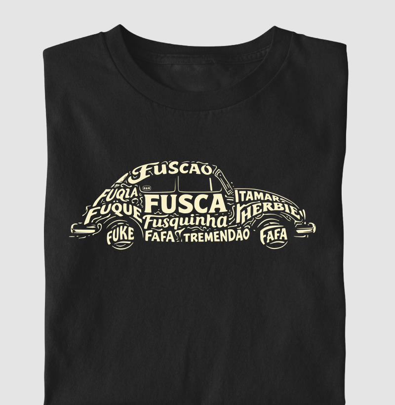 Fusca - Tipografia