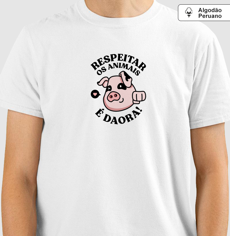 Respeitar os animais - Porco