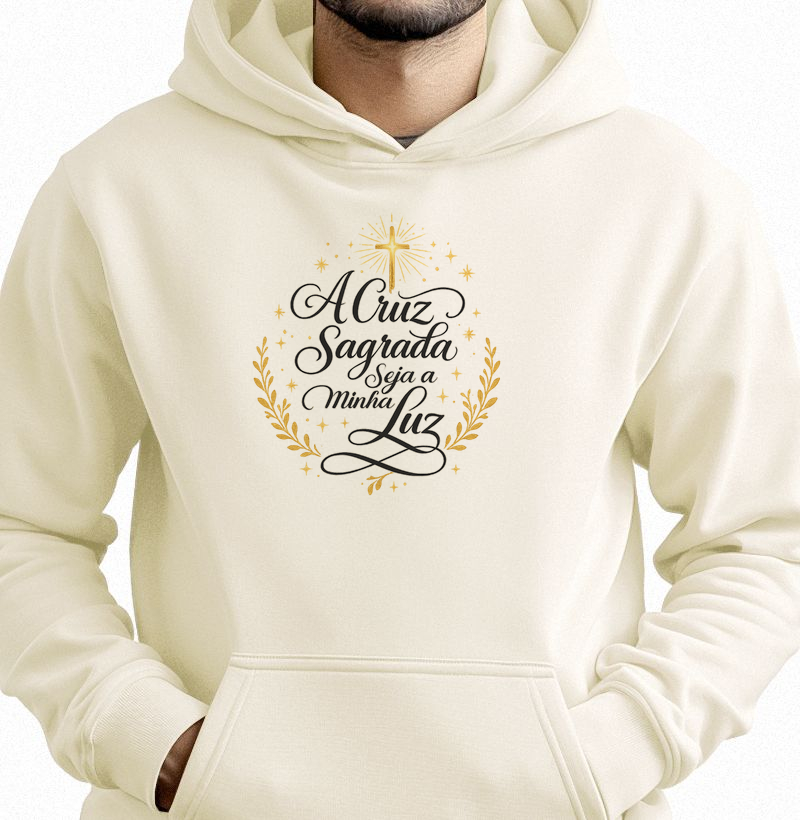 A cruz sagrada seja a minha luz!