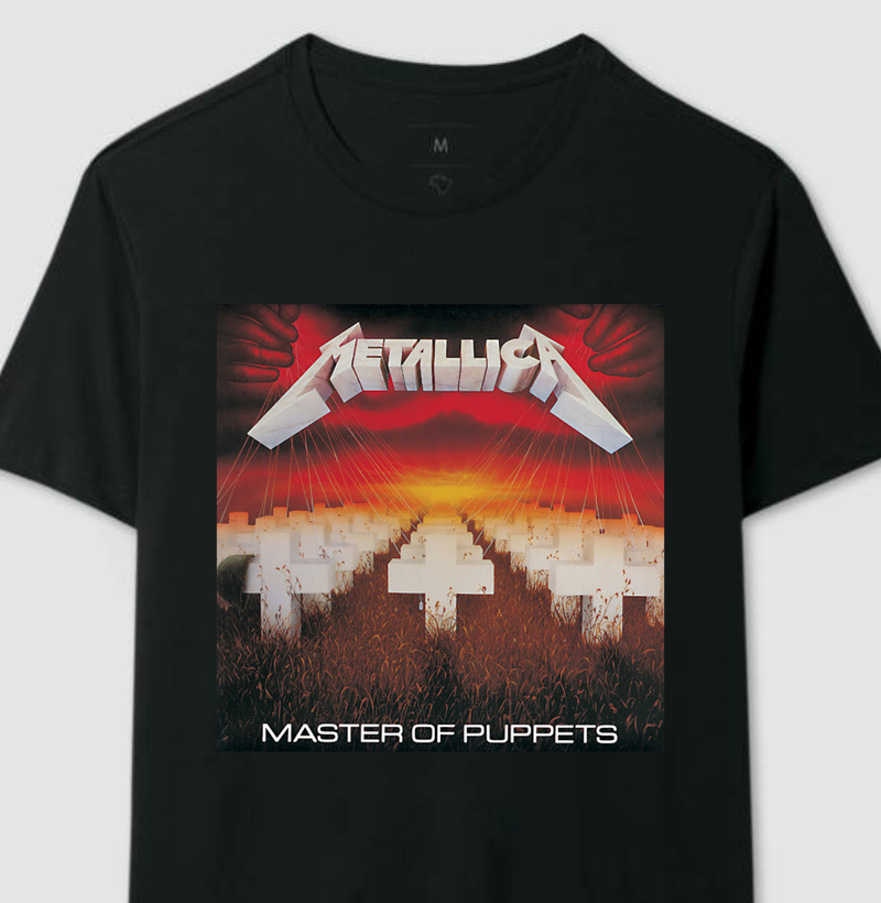 Camiseta Metallica - Master of Puppets