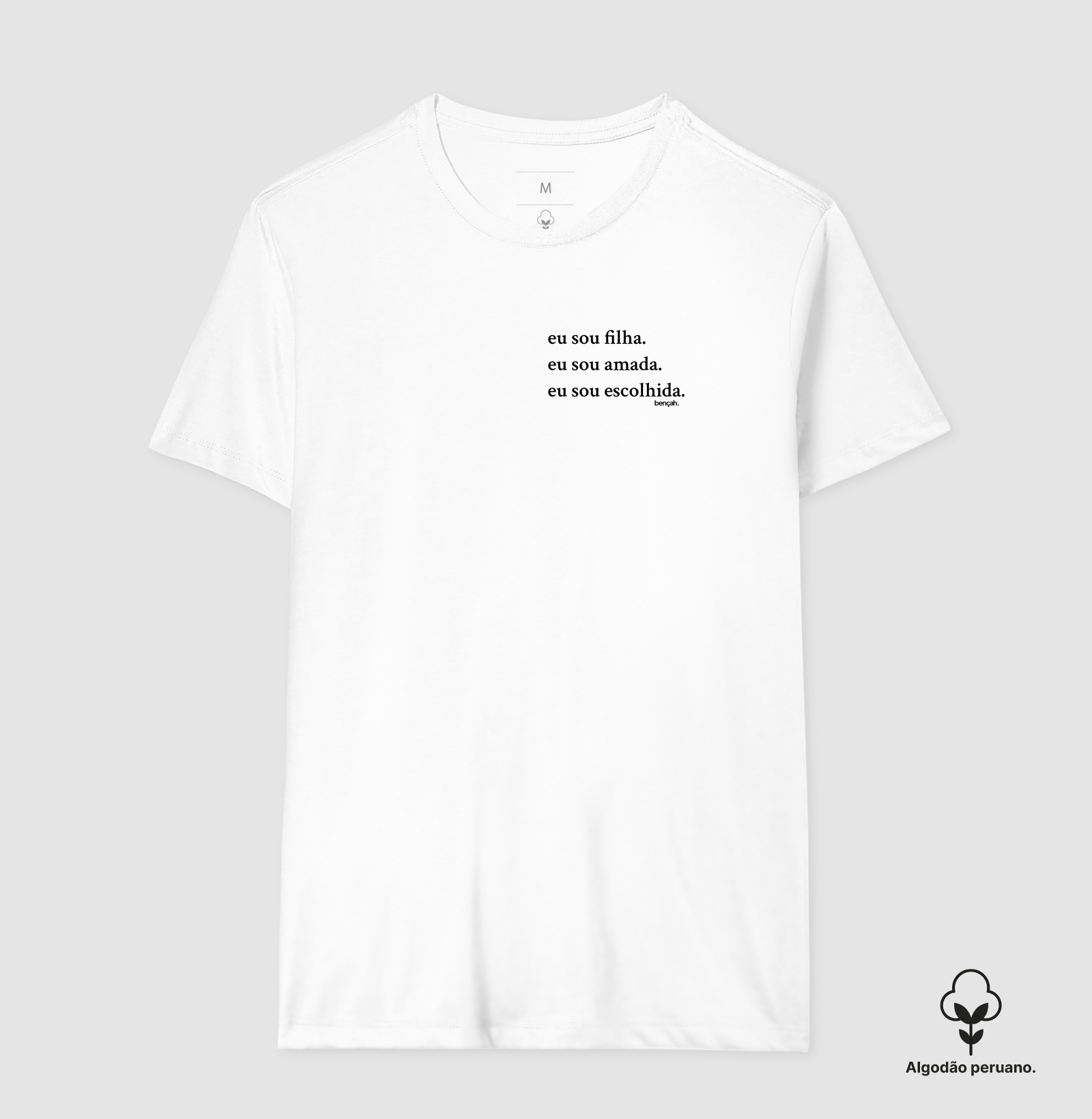 Camiseta Algodão Peruano Escolhida