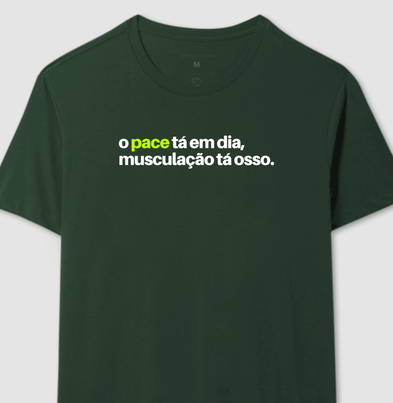 Camiseta Pace em dia