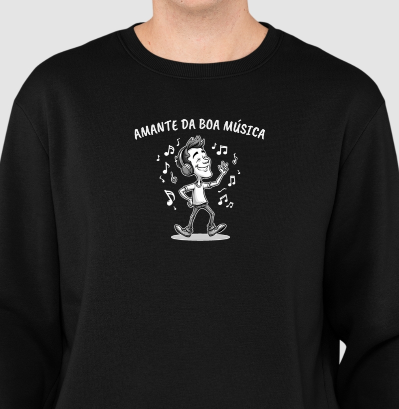 Camisa "amante da boa música"