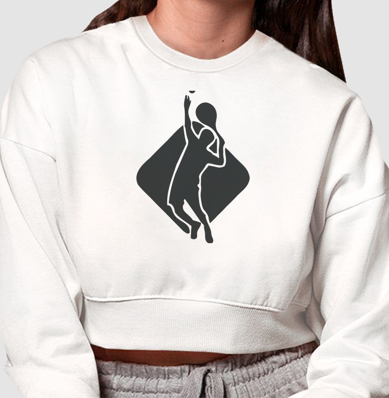 Cropped Moletom - Ace na Areia