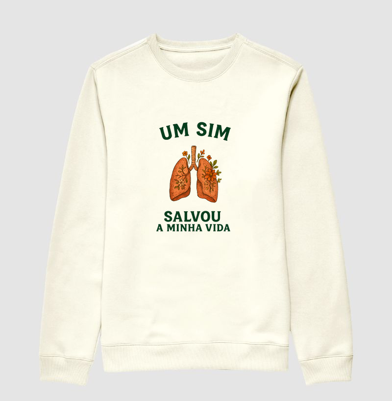 Um sim salvou a minha vida (pulmão)