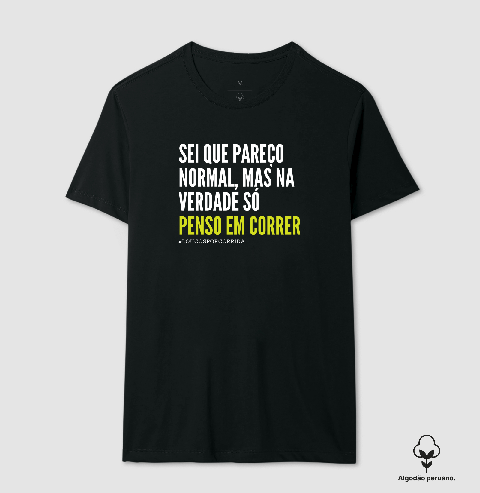 Sei que pareço normal, mas só penso em correr