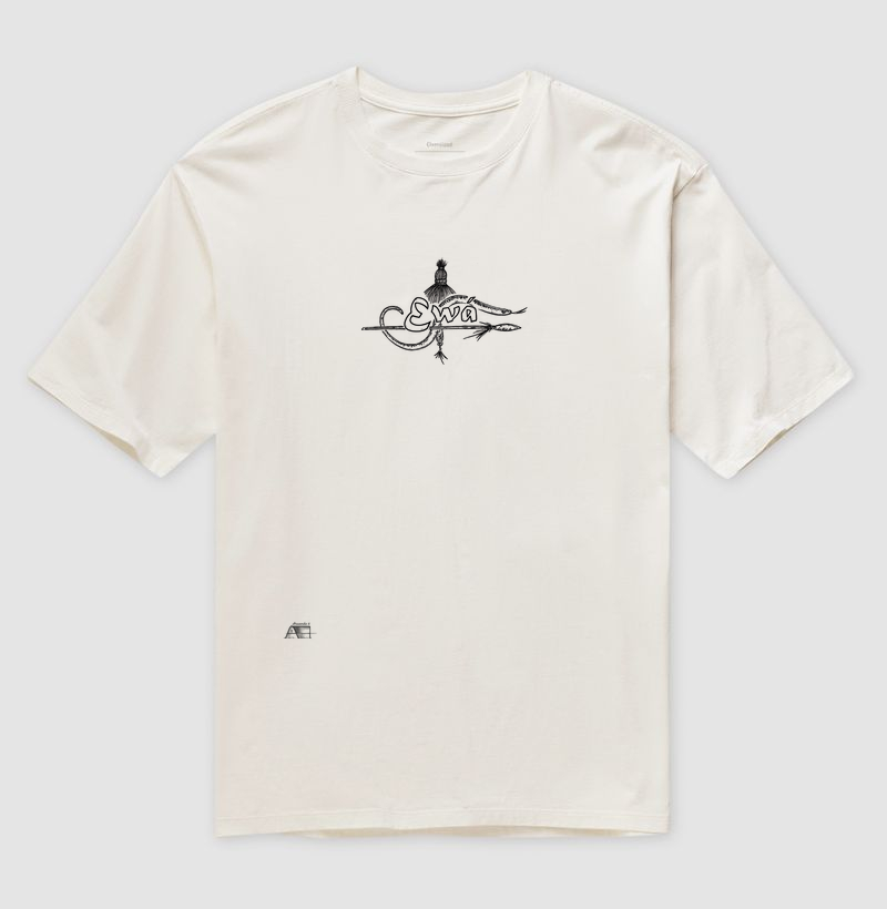 Camiseta Oversize Ferramenta de Ewá – A Guardiã dos Mistérios