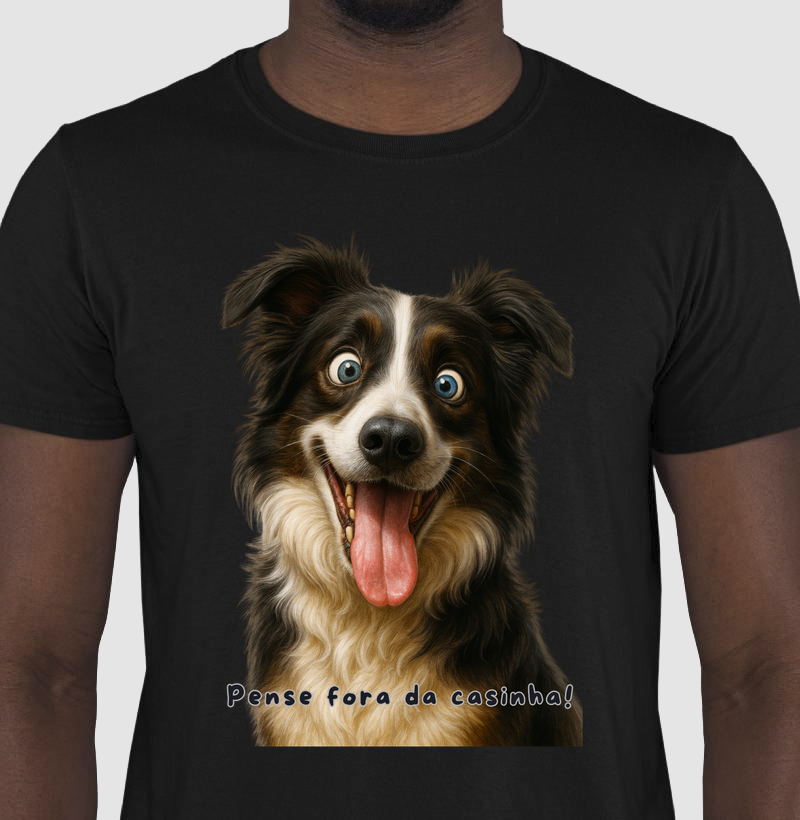 Camiseta Cachorro Criativo – Coleção Emoções