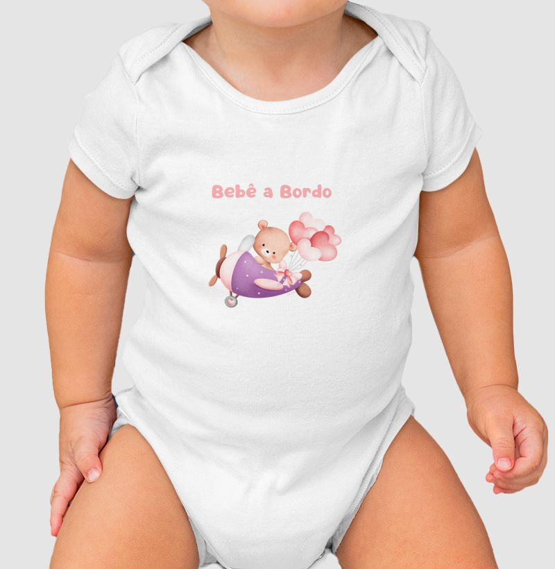 Bebê a bordo - rosa