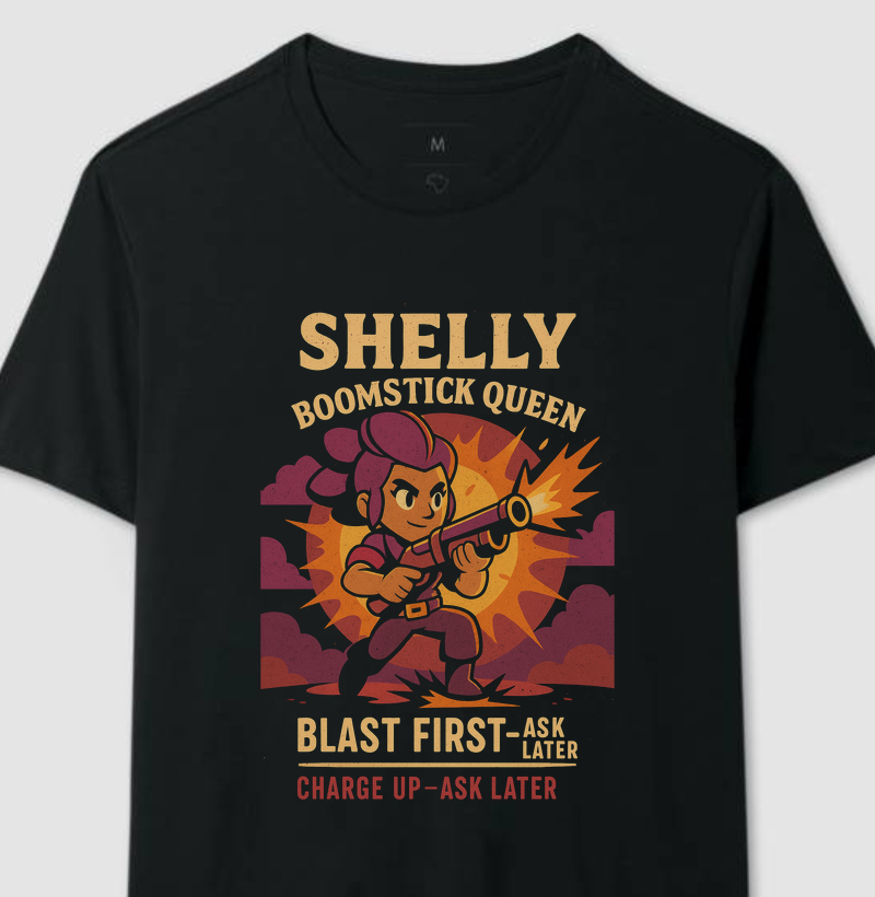 Shelly Boomstick Quen Brawl Stars Retro Series