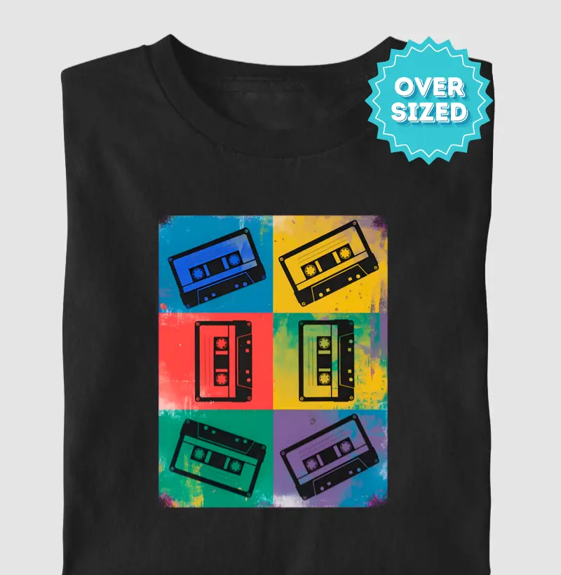 Fitas K7 (Oversized)