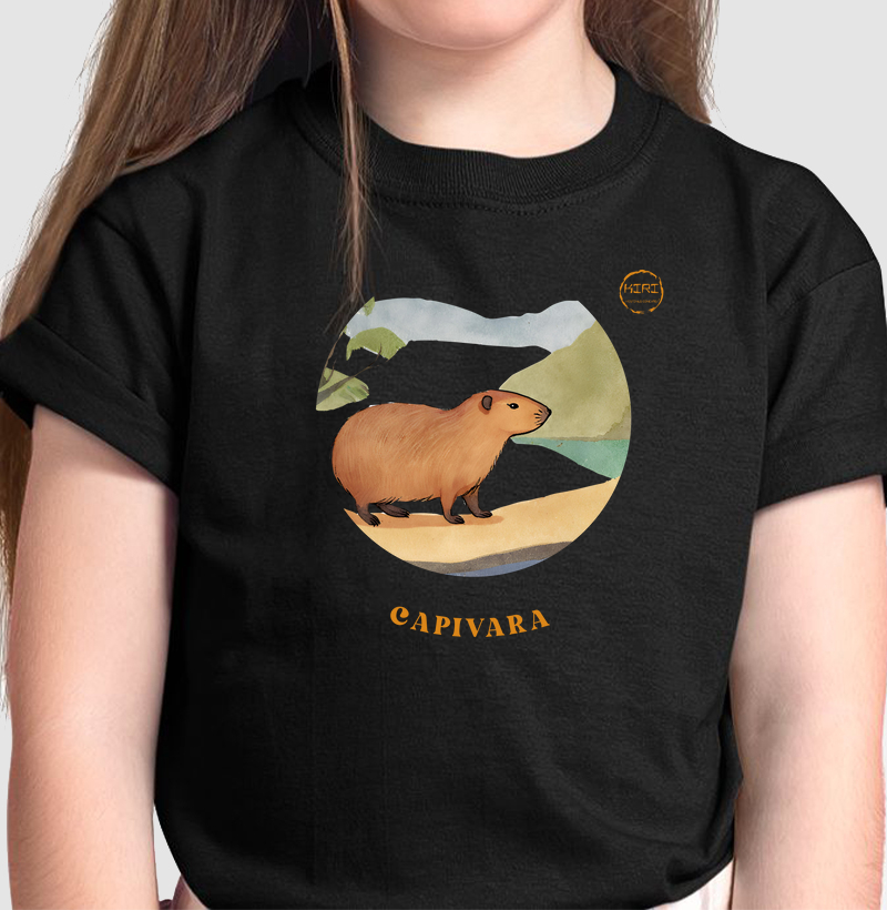 Camiseta Infantil KIRI - Capivara