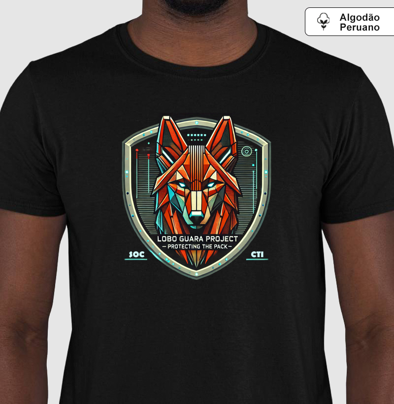 Camiseta Algodão Peruano - Lobo Guará Project: Protecting the Pack
