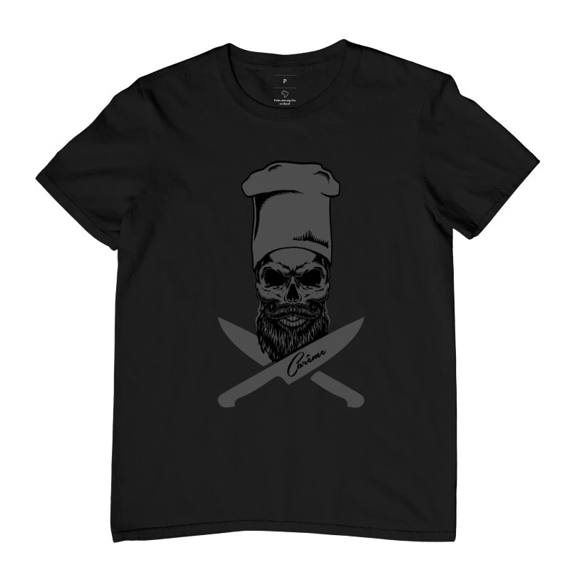 Careme Beard Chef cinza