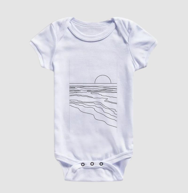 Elegant Ocean Wave Body Infantil