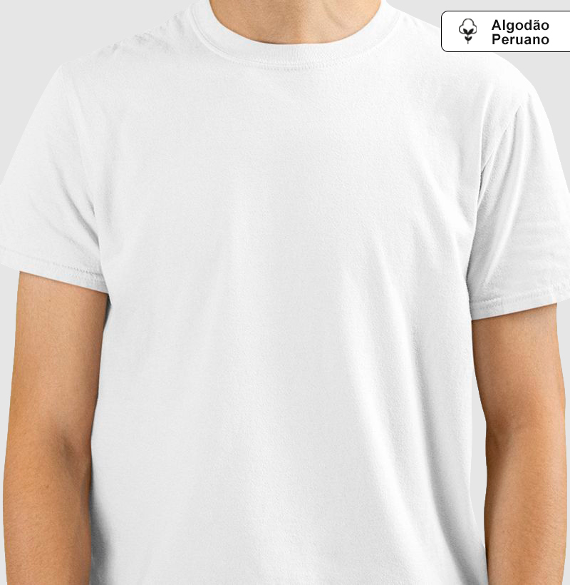 Camiseta em Algodão Peruano – Conforto Premium 