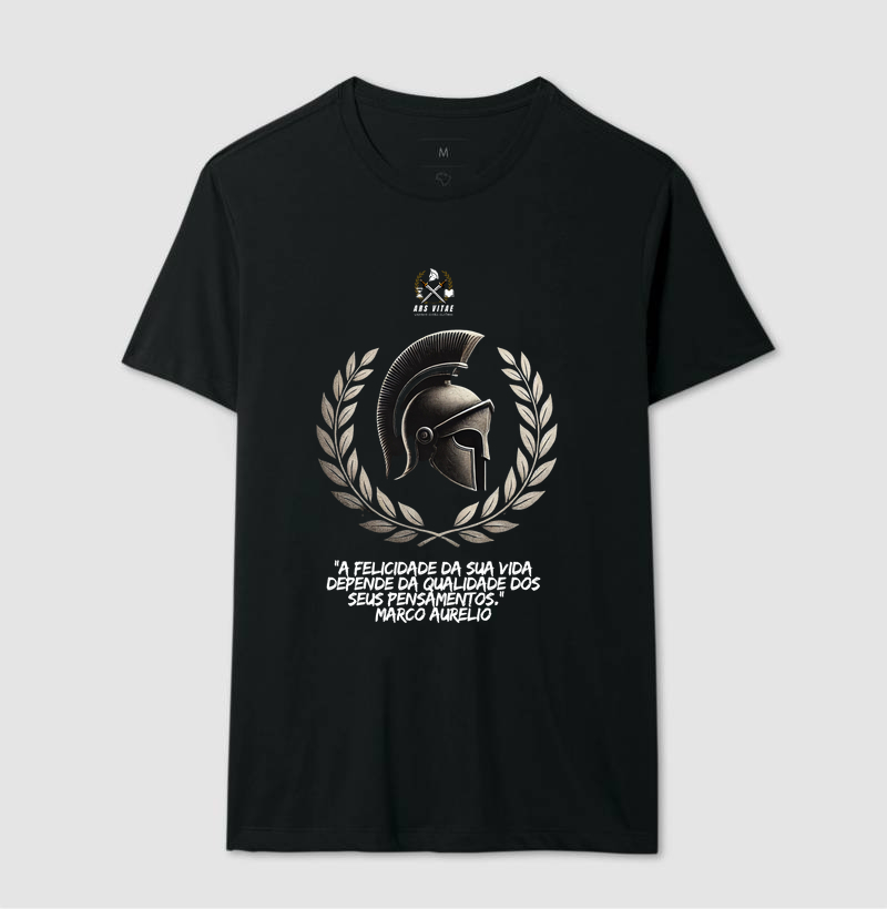 Camiseta "Mente de Guerreiro" - Força e Sabedoria