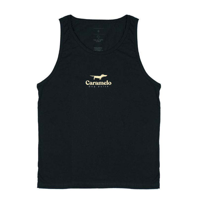 Camiseta Regata Dog Pulse Caramelo Origin
