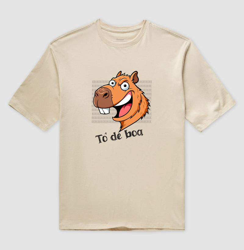 Meme Capivara Tô de Boa | Oversized | Unissex