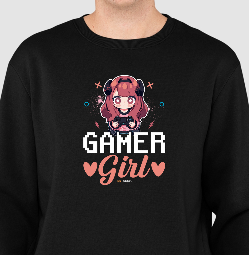 Suéter Moletom Gamer Girl