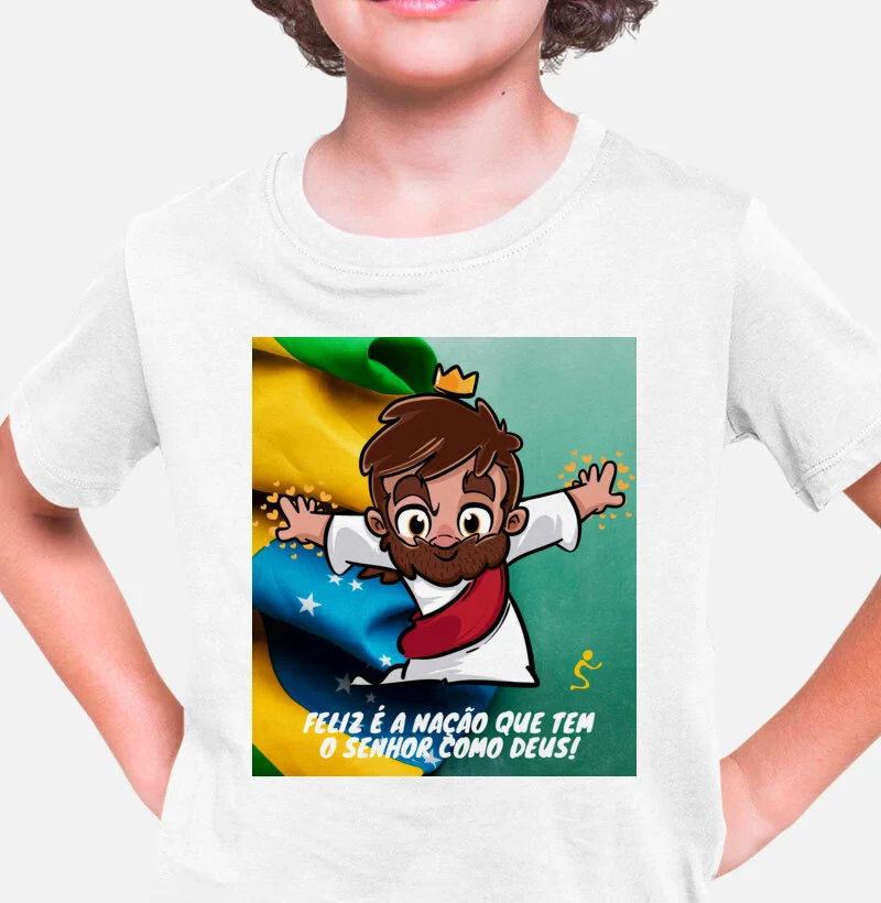 Camiseta Infantil Nação