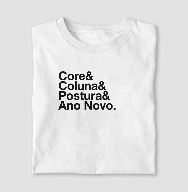 Core & Coluna & Postura & Ano Novo.