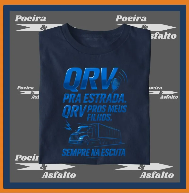 Camiseta QRV Sempre na Escuta — P&A