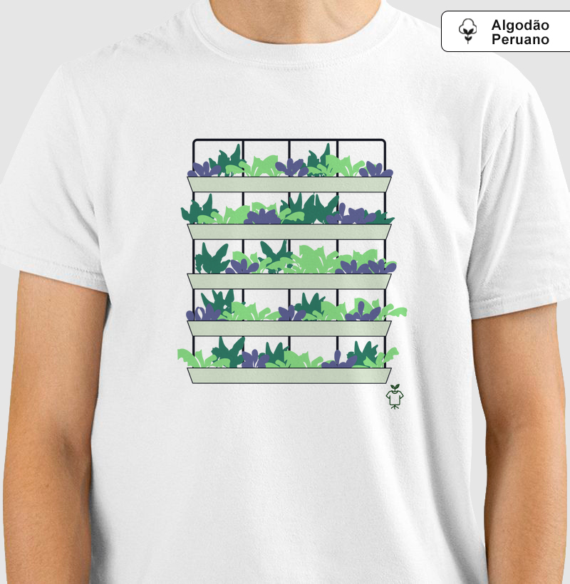Camiseta floreira