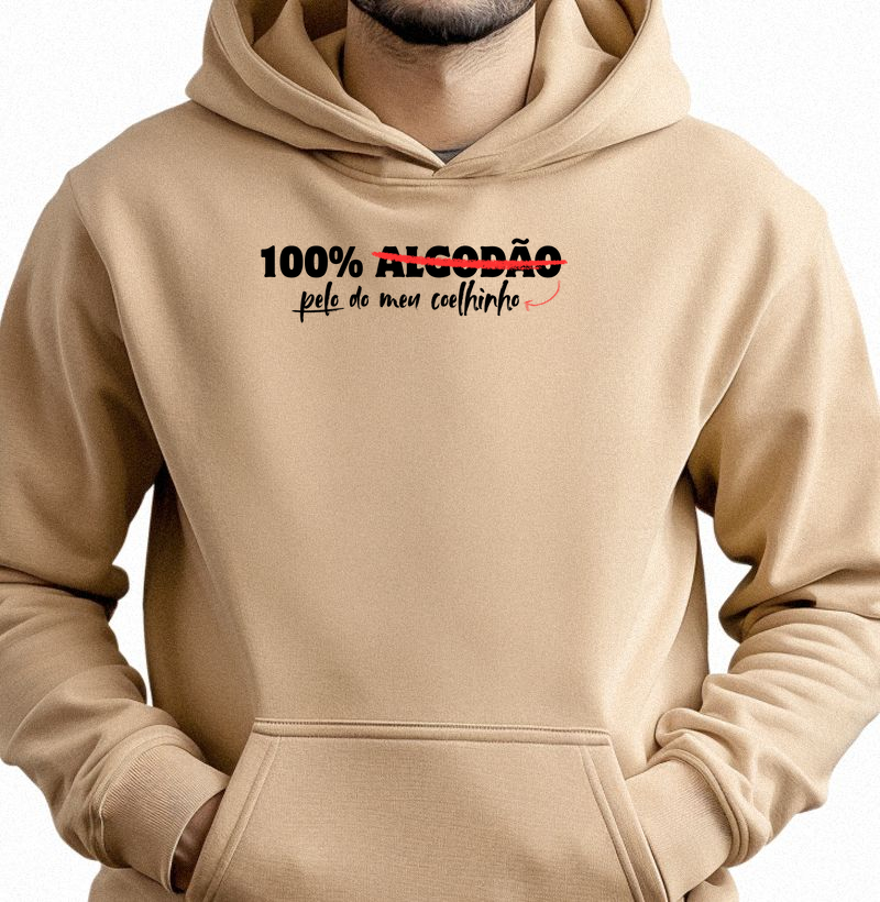 100% pelo de coelhinho