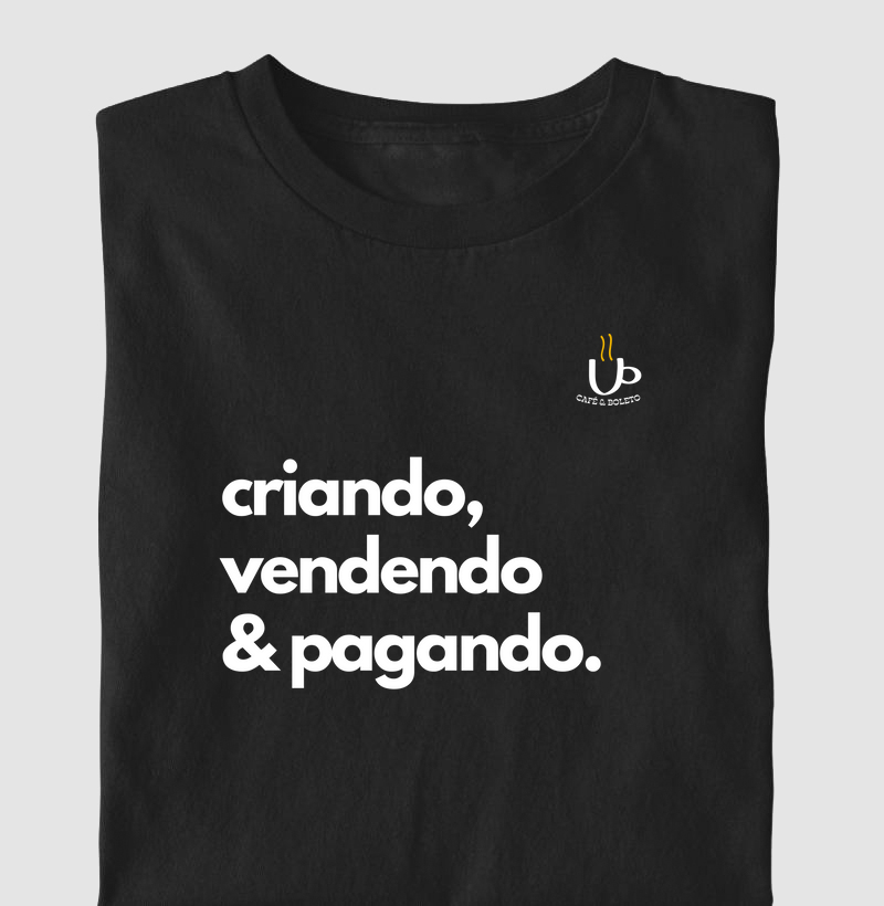 Criando, vendendo e pagando