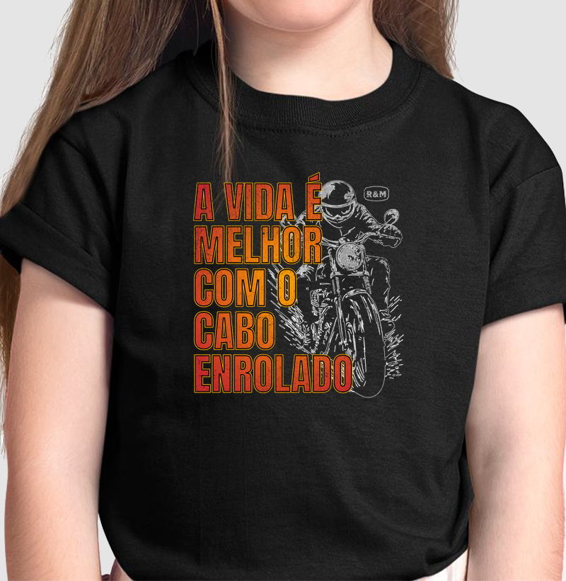 A vida é melhor com o cabo enrolado