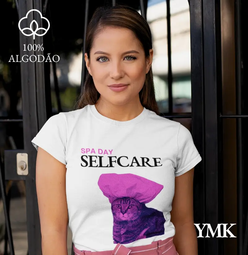 Camiseta Spa Day & Selfcare - (T-Shirt & Baby Look)