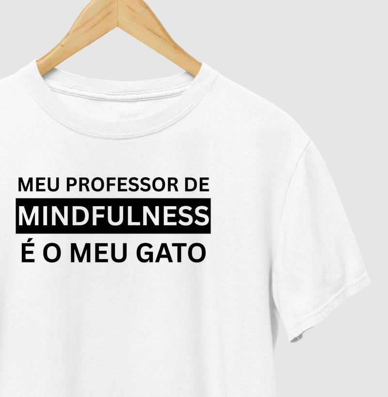 Gatinho Mindfulness (Camiseta)