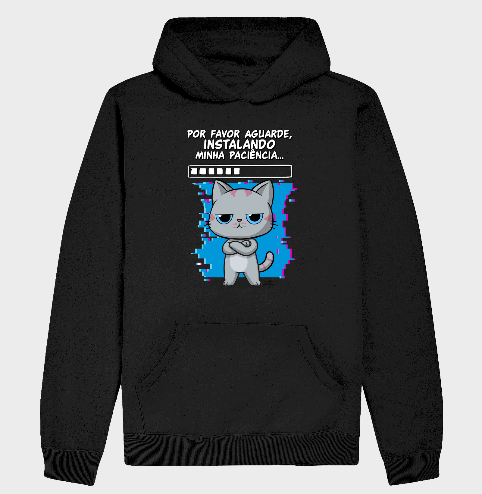 Camiseta Gato Sincero Paciência