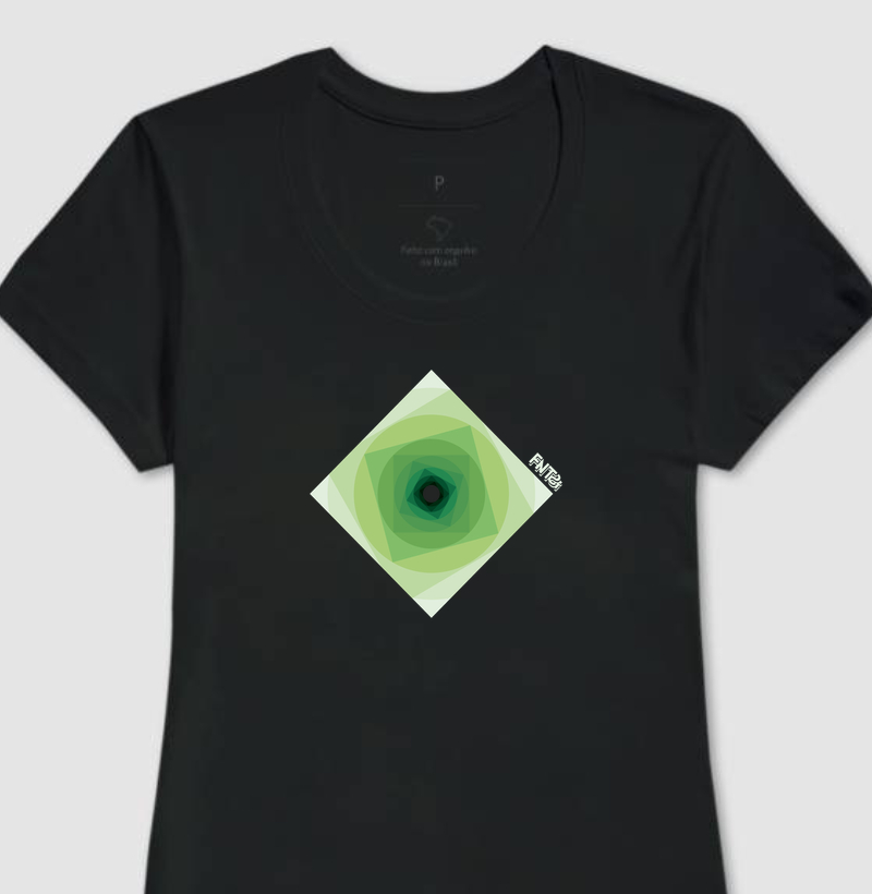 T-SHIRT "INFINITA FANTASIA" / VERDE MINIMAL