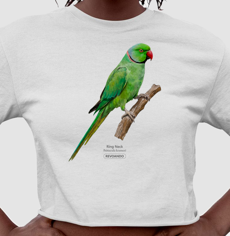 Love Friends - Ring Neck Verde - Cropped