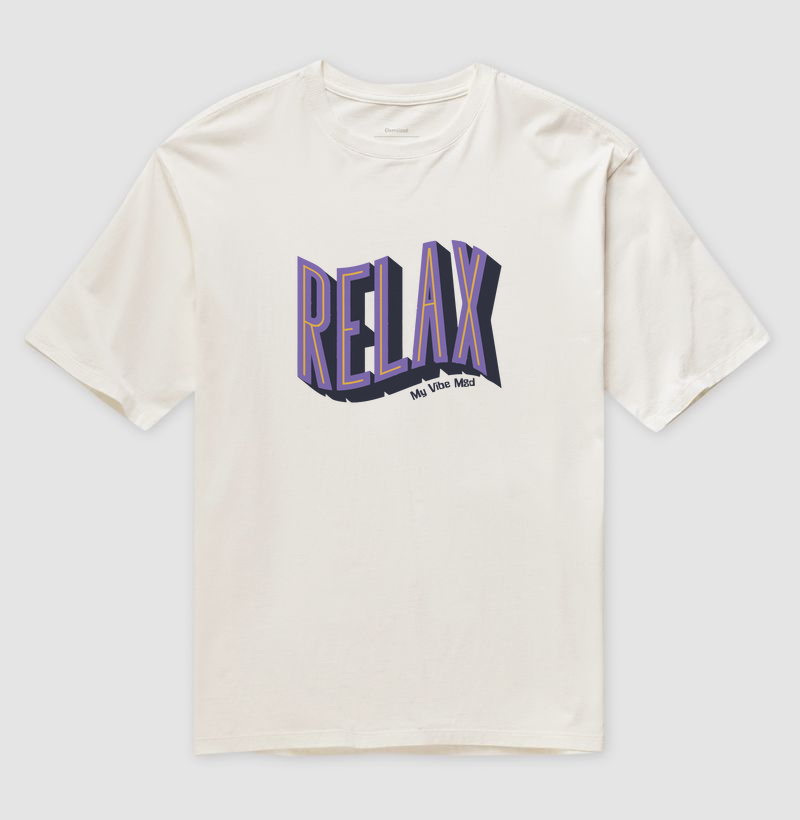 Camiseta Oversized - Relax