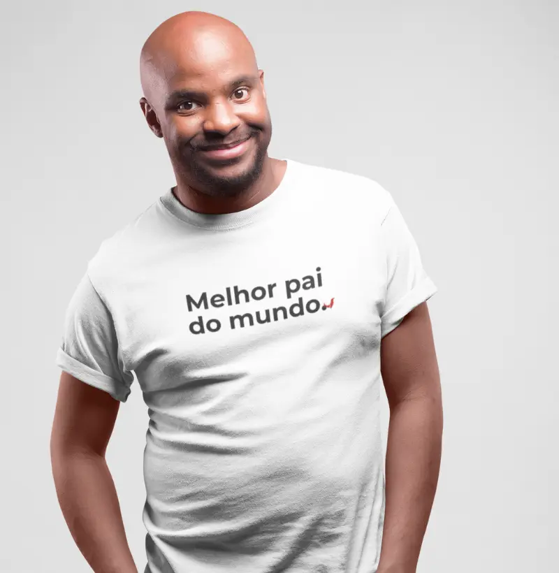 Camiseta Melhor pai do mundo