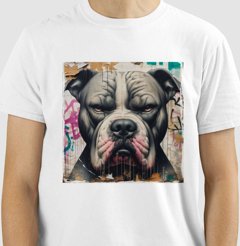 Camiseta Pit Bull grafite e arte de rua 5!