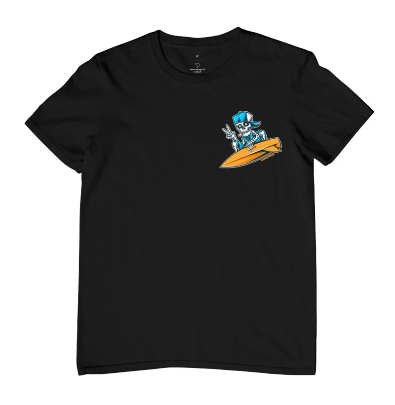 T-shirt Caveira Surfista